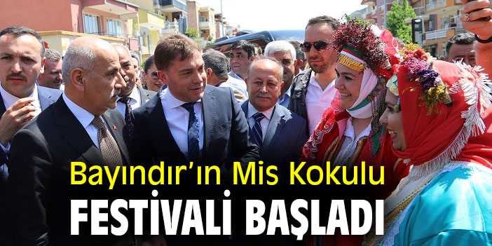 Bayındır’ın Mis Kokulu Festivali Başladı