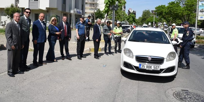 Karşıyaka’da sürücüler bilgilendirildi