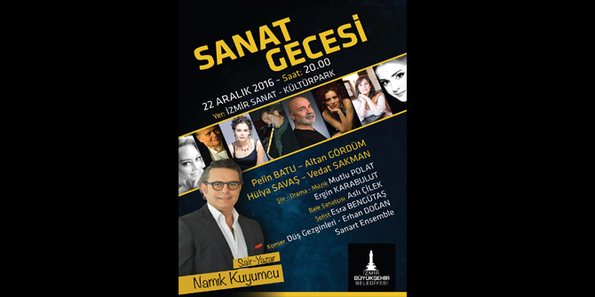 İzmir'de sanat dolu gece