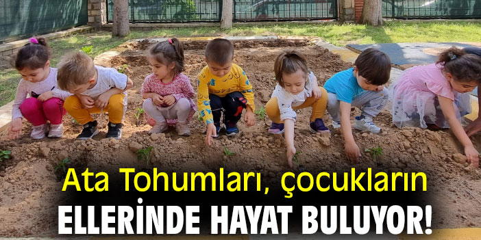 Ata Tohumları, çocukların ellerinde hayat buluyor!