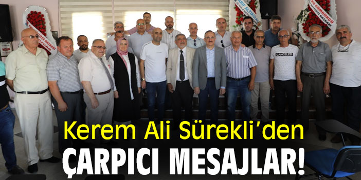 Kerem Ali Sürekli’den çarpıcı mesajlar!