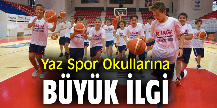 Yaz Spor Okullarına Büyük ilgi