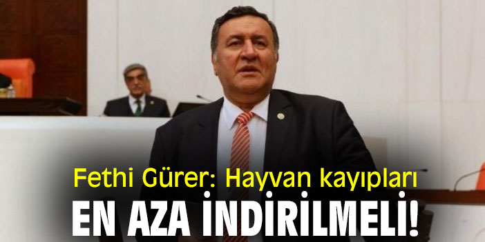 Fethi Gürer: Hayvan kayıpları en aza indirilmeli!