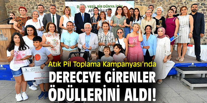Atık Pil Toplama Kampanyası’nda dereceye girenler ödüllerini aldı!