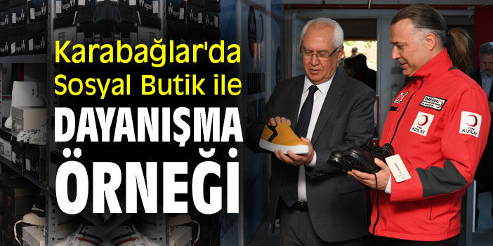 Karabağlar'da Sosyal Butik ile dayanışma örneği