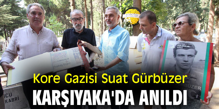 Kore Gazisi Suat Gürbüzer, Karşıyaka'da anıldı