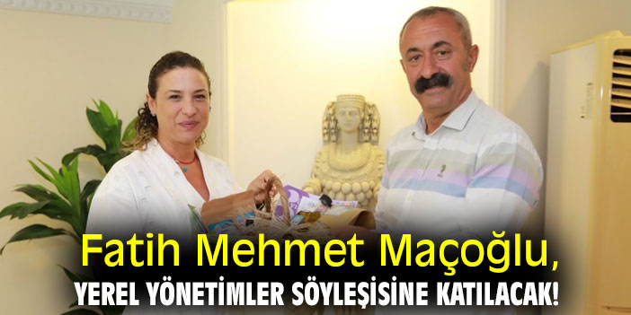 Fatih Mehmet Maçoğlu, Yerel Yönetimler söyleşisine katılacak!