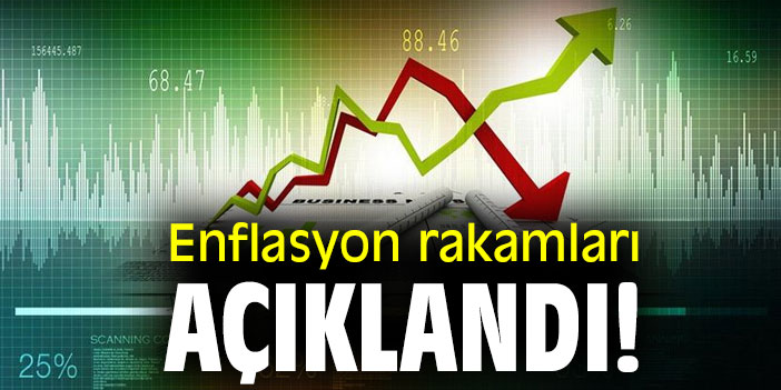 Enflasyon rakamları açıklandı!