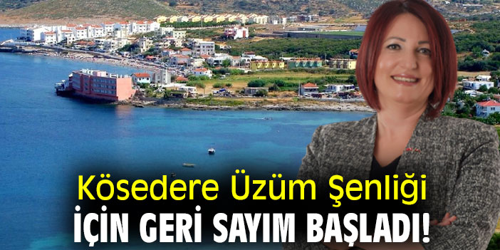 Kösedere Üzüm Şenliği için geri sayım başladı!