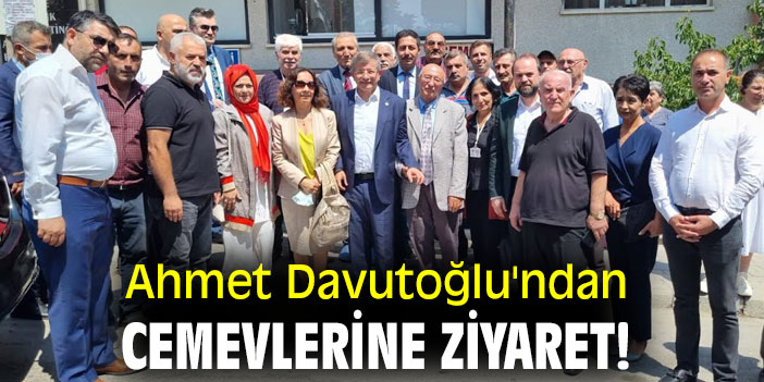 Ahmet Davutoğlu'ndan cemevlerine ziyaret!