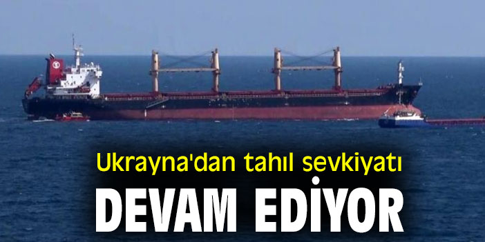 Ukrayna'dan tahıl sevkiyatı devam ediyor