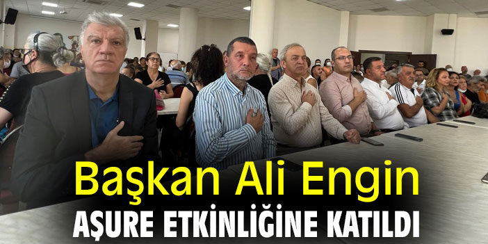 Başkan Ali Engin, aşure etkinliğine katıldı