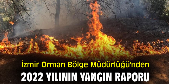 İzmir Orman Bölge Müdürlüğü'nden 2022 yılının yangın raporu