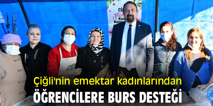 Çiğli'nin emektar kadınlarından öğrencilere burs desteği