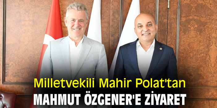 Milletvekili Mahir Polat'tan Mahmut Özgener'e ziyaret