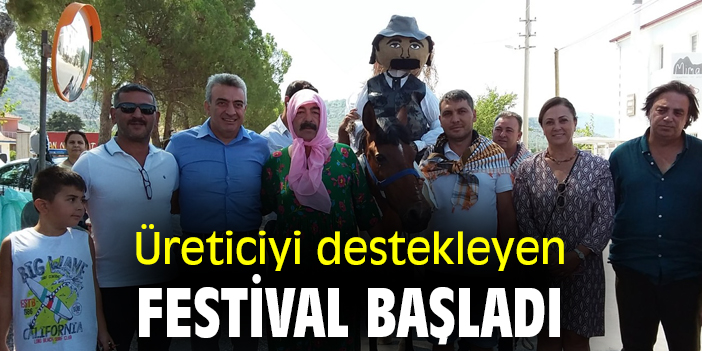Üreticiyi destekleyen festival başladı
