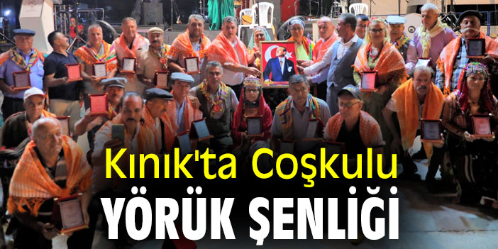 Kınık'ta Coşkulu Yörük Şenliği