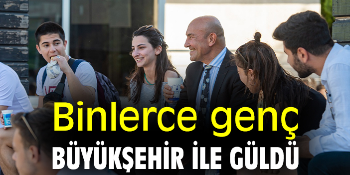 Binlerce genç Büyükşehir ile güldü