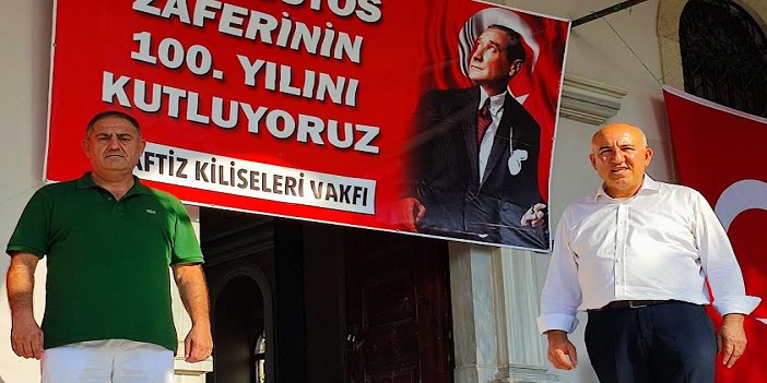 Zafer Bayramı tarihi kilisede dualarla kutlandı