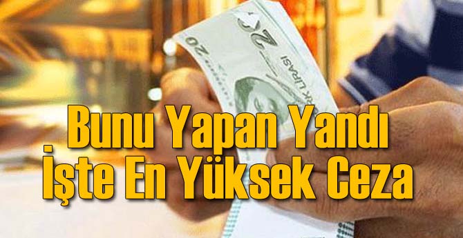 Bunu Yapana 876 Lira Ceza!