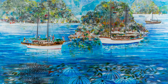 Mavilerde 60 Yıl İş Sanat'ta