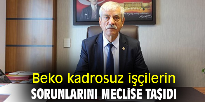 Beko kadrosuz işçilerin sorunlarını Meclise taşıdı