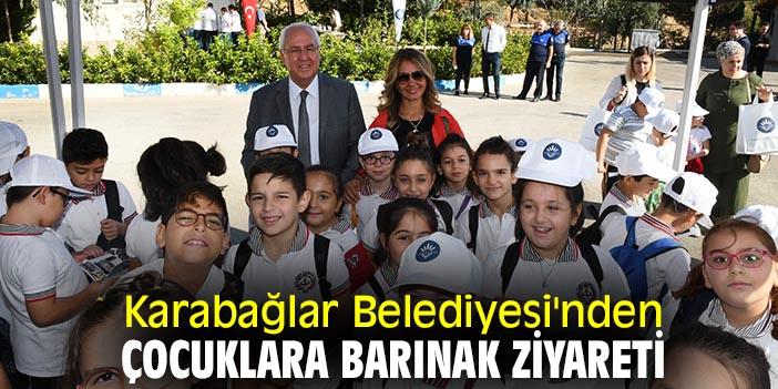 Karabağlar Belediyesi'nden çocuklara barınak ziyareti