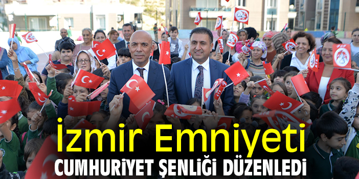 İzmir Emniyeti Cumhuriyet Şenliği düzenledi