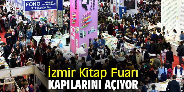 İzmir Kitap Fuarı kapılarını açıyor
