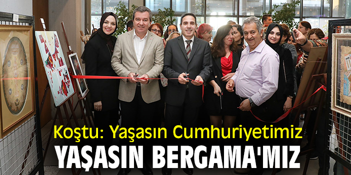 Koştu: Yaşasın Cumhuriyetimiz yaşasın Bergama'mız