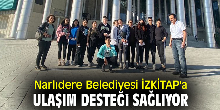 Narlıdere Belediyesi İZKİTAP'a ulaşım desteği sağlıyor