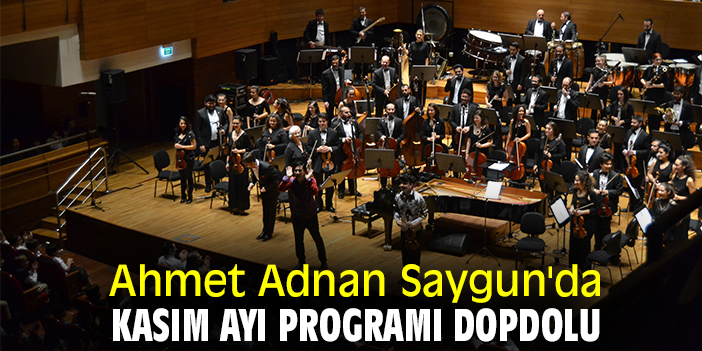 Ahmet Adnan Saygun'da Kasım ayı programı dopdolu