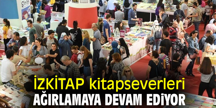 İZKİTAP kitapseverleri ağırlamaya devam ediyor