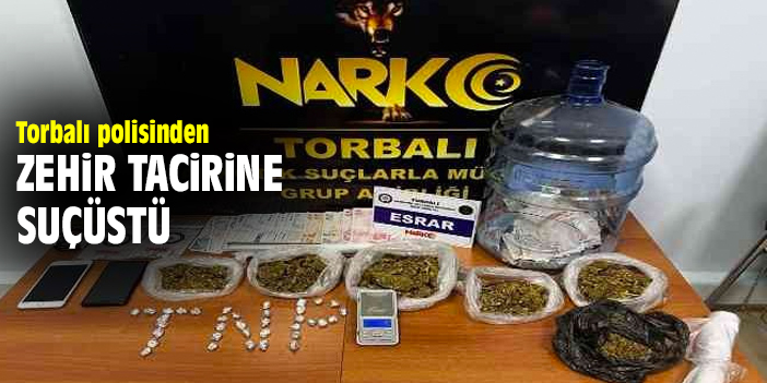 Torbalı polisinden zehir tacirine suçüstü