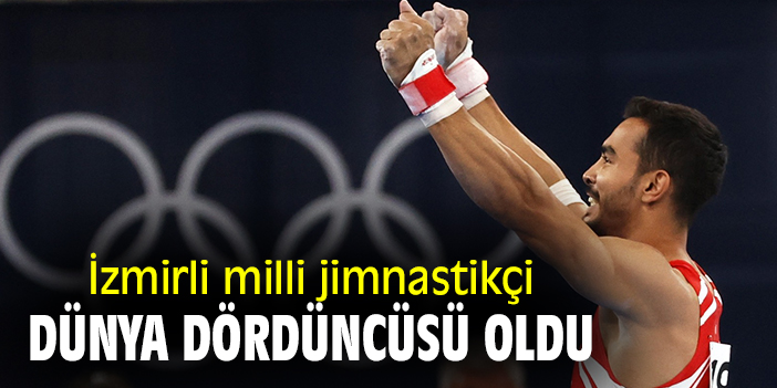 İzmirli milli jimnastikçi dünya dördüncüsü oldu
