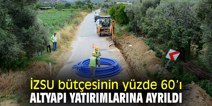 İZSU bütçesinin yüzde 60’ı altyapı yatırımlarına ayrıldı