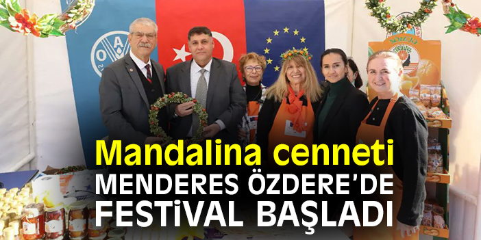 Mandalina cenneti Menderes'te festival başladı