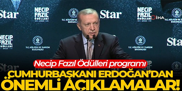 Erdoğan'dan önemli açıklamalar