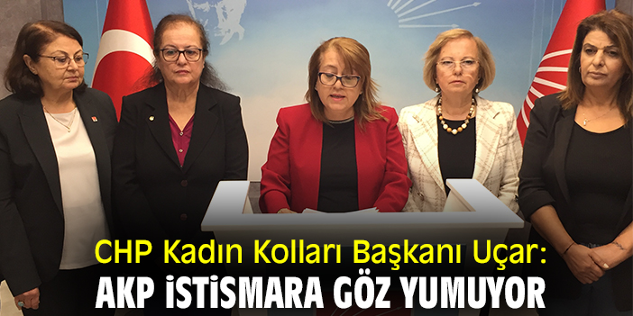 CHP Kadın Kolları Başkanı Uçar: AKP istismara göz yumuyor