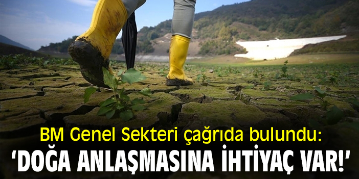BM Genel Sekteri çağrıda bulundu: ‘Doğa anlaşmasına ihtiyaç var!’