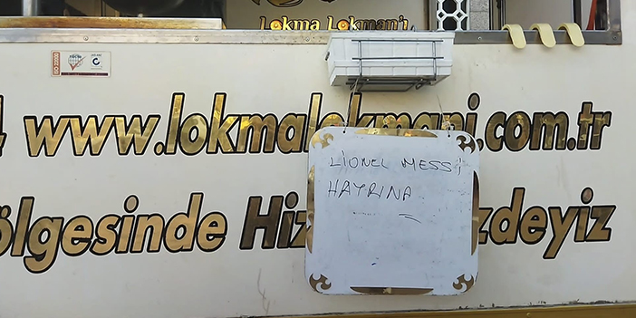 Messi için lokma dağıtıldı!