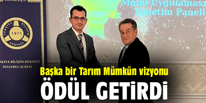 Başka Bir Tarım Mümkün vizyonu ödül getirdi