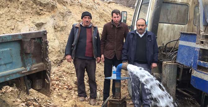 Çarıkbozdağ'ın Taşıma Suyu Çilesi Sona Erdi