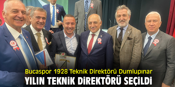 Bucaspor 1928 Teknik Direktörü Dumlupınar, Yılın Teknik Direktörü seçildi