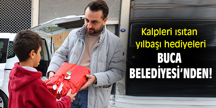 Kalpleri ısıtan yılbaşı hediyeleri Buca Belediyesi’nden!