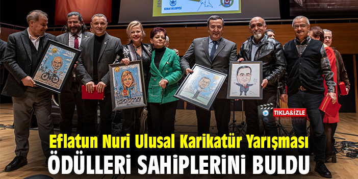 Eflatun Nuri Ulusal Karikatür Yarışması Ödülleri sahiplerini buldu