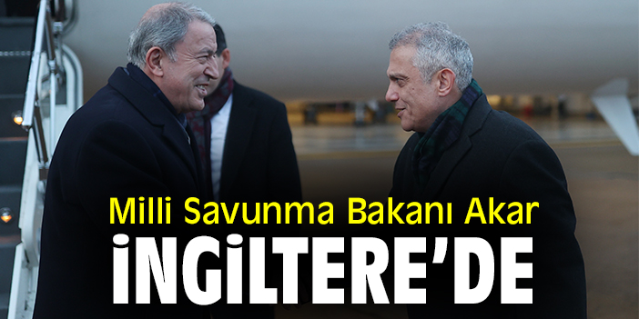 Milli Savunma Bakanı Akar, İngiltere’de