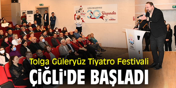 Tolga Güleryüz Tiyatro Festivali Çiğli'de başladı