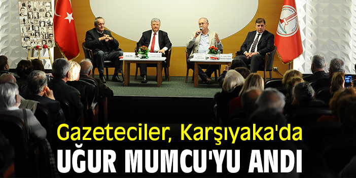 Gazeteciler, Karşıyaka'da Uğur Mumcu'yu andı
