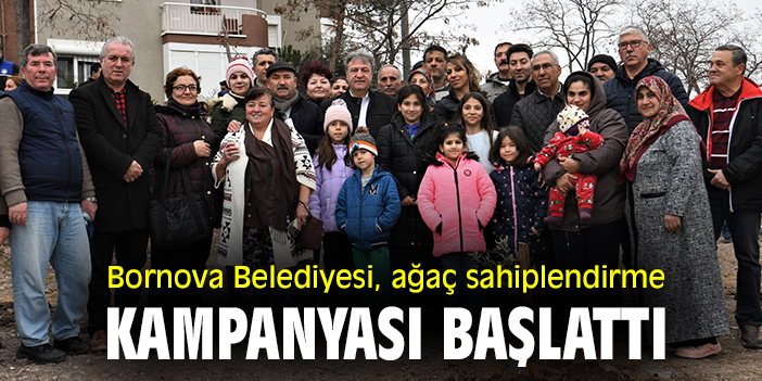 Bornova Belediyesi, ağaç sahiplendirme kampanyası başlattı